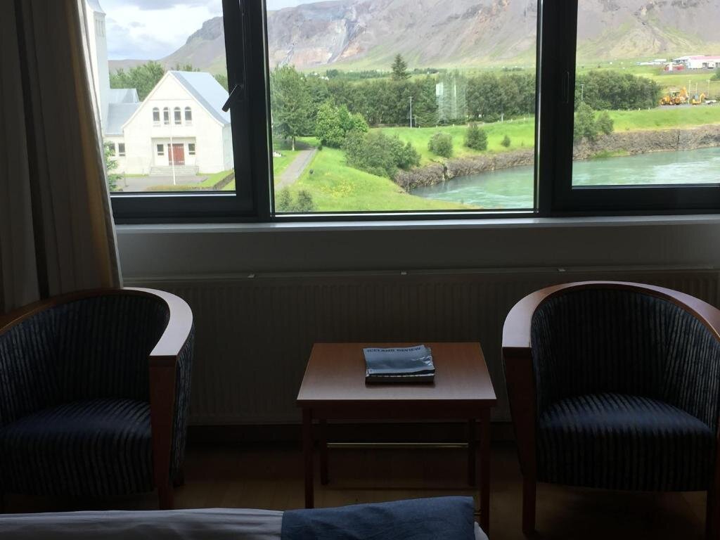 Superior Zimmer mit Flussblick Hotel Selfoss