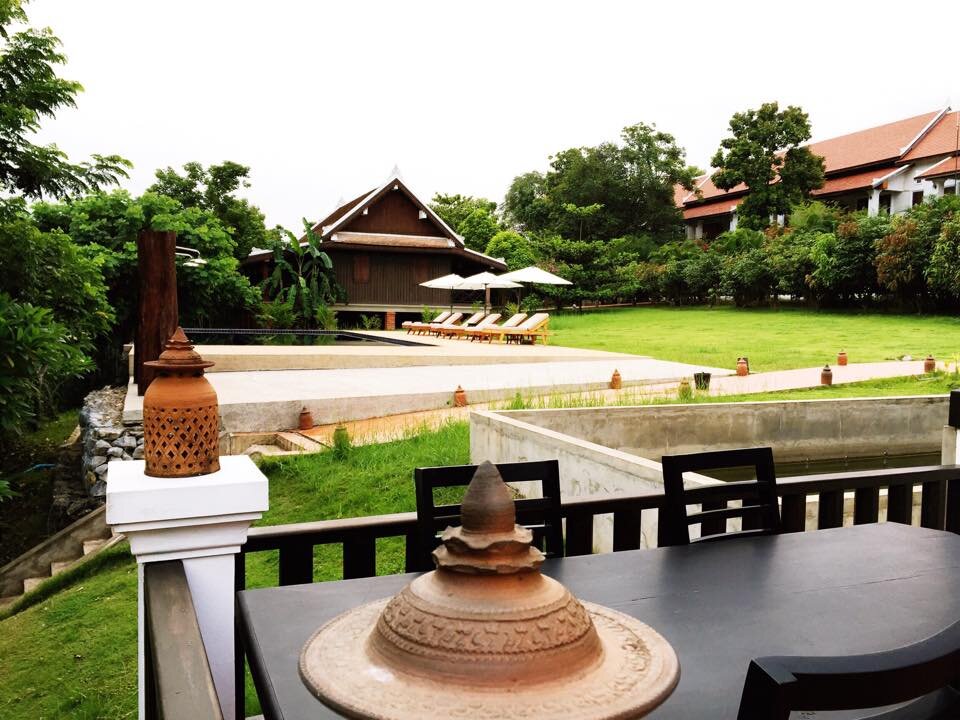 Camera doppia Deluxe con balcone e con vista sul giardino Nam Ou Riverside Hotel & Resort