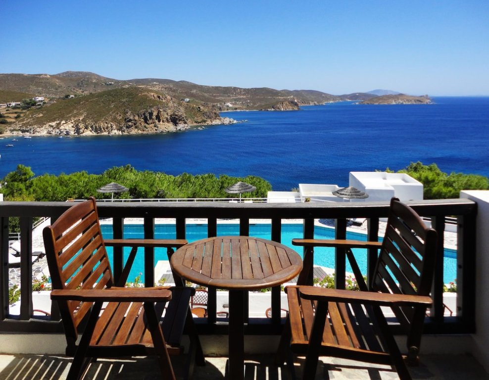 Habitación Estándar con balcón y con vista Patmos Paradise Hotel