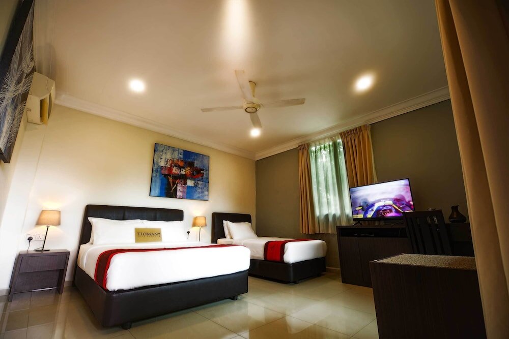 Habitación triple De lujo con balcón Tioman Dive Resort