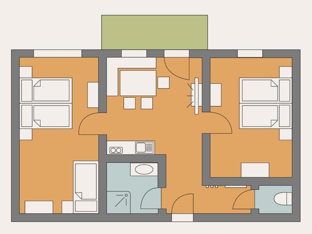 Apartment 2 Schlafzimmer Family XL - Ferienwohnungen