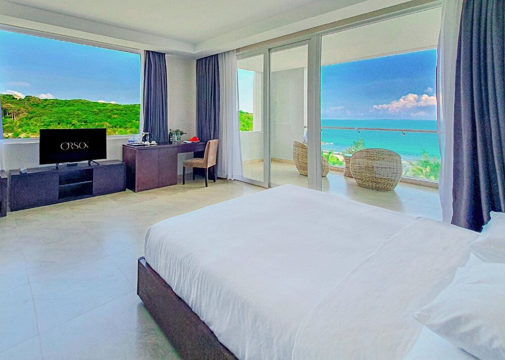 Deluxe chambre avec balcon et Vue sur l'océan Orson Hotel & Resort Con Dao