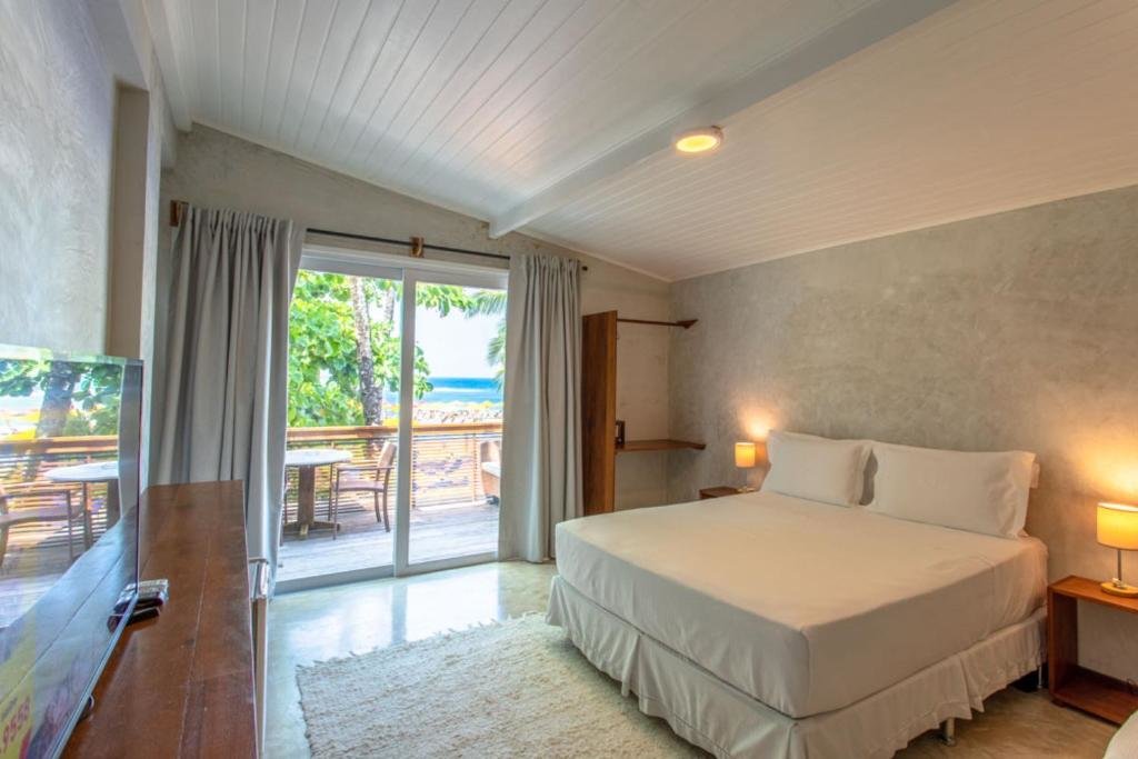 Standard Zimmer mit Balkon und am Meer Sambass lounge beach cafe & Pousada