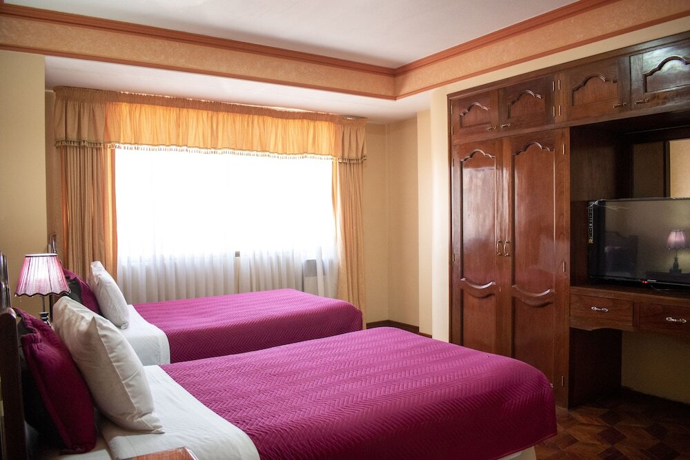Camera doppia Deluxe 1 camera da letto con vista sulla città Hotel Diamante Azul