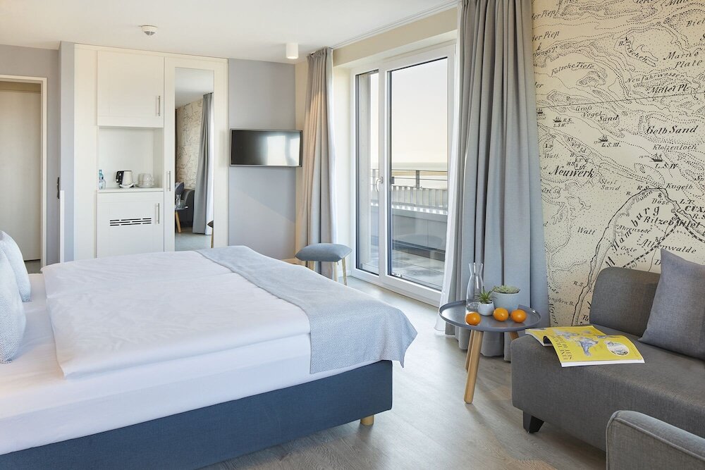 Standard Familie Zimmer mit Balkon und mit eingeschränktem Meerblick Küstenperle Strandhotel & Spa
