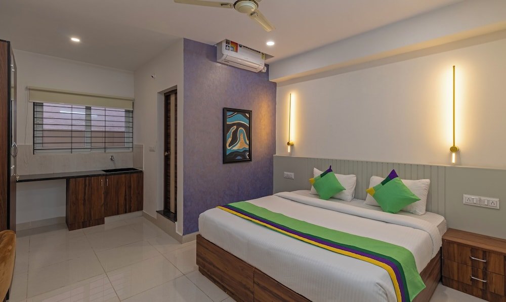 Номер Standard Treebo Trend Raghavendra Tranquil Inn Bellandur