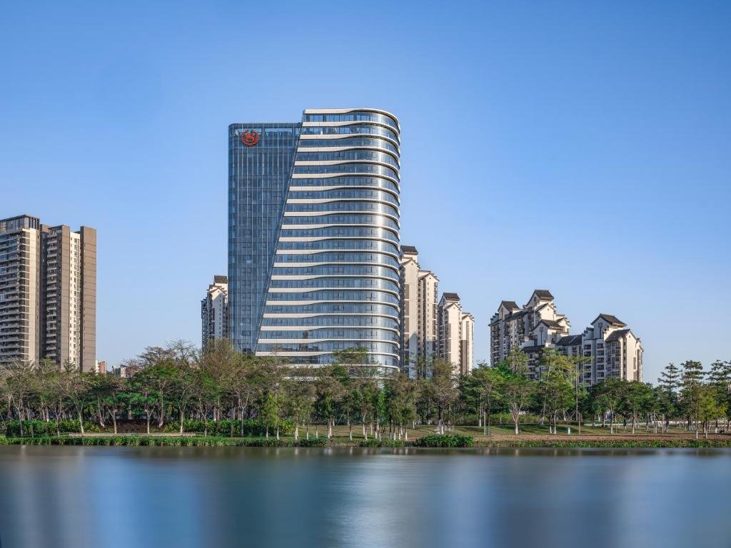 Camera doppia Standard con vista sul fiume Sheraton Guangzhou Nansha Hotel