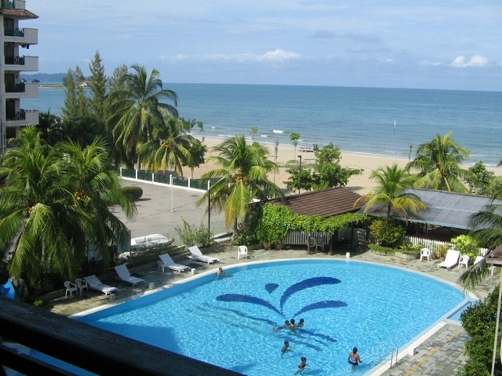 Кровать в общем номере Bayu Beach Resort