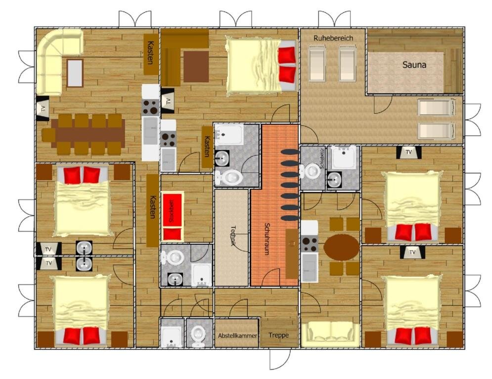 5 Bedrooms Basement Apartment Kesselgrubs Wohlfühlappartements