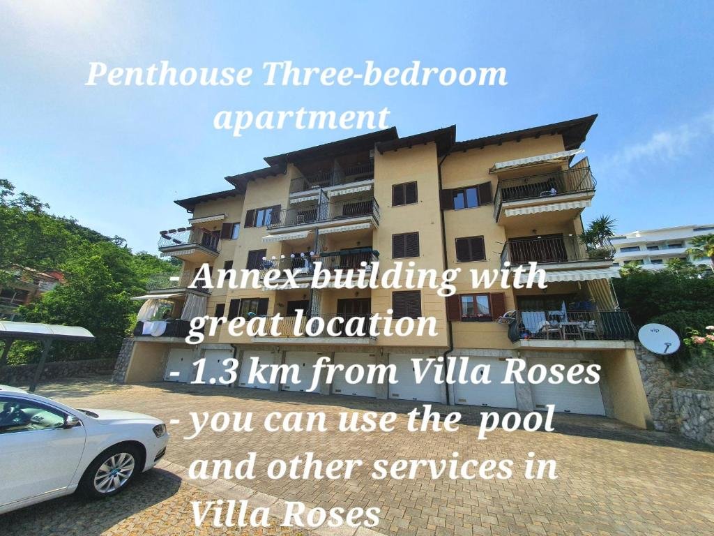 Apartment 3 Zimmer Penthouse mit Meerblick Villa Roses Apartments & Wellness