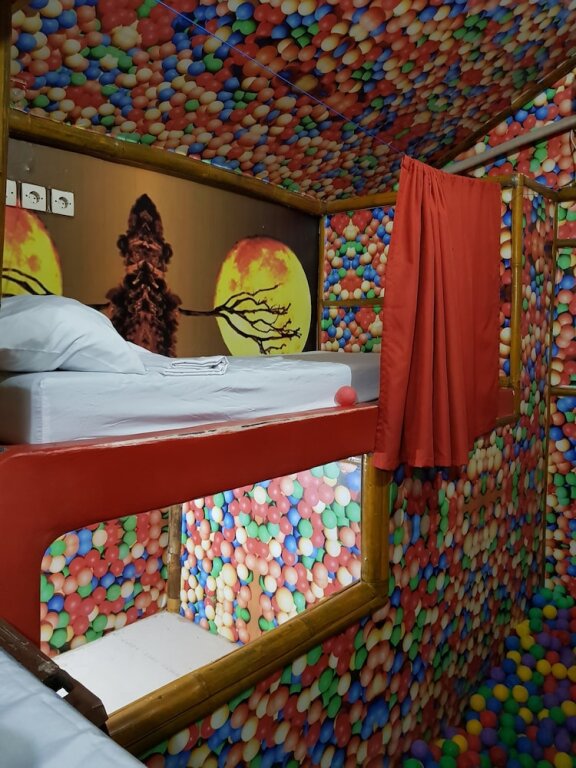 Кровать в общем номере The Rabbit Tree Hostel