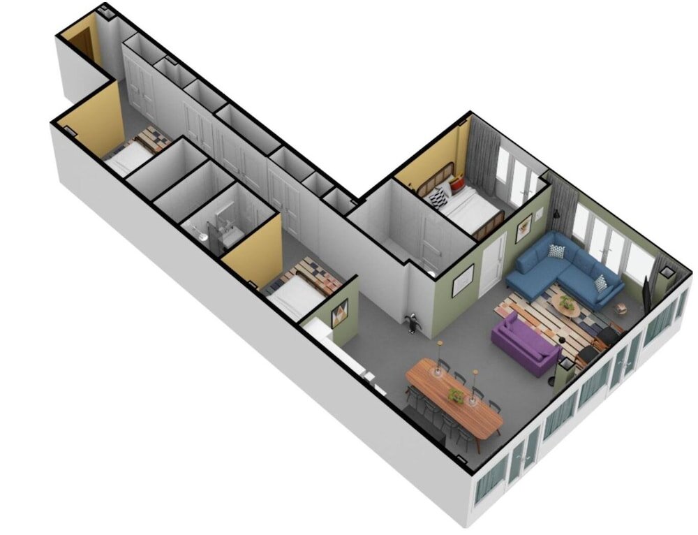Апартаменты Deluxe с 3 комнатами Cityden BoLo District