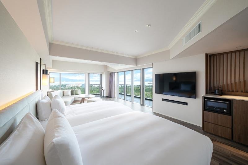 Standard triple chambre avec balcon Oriental Hotel Okinawa Resort & Spa