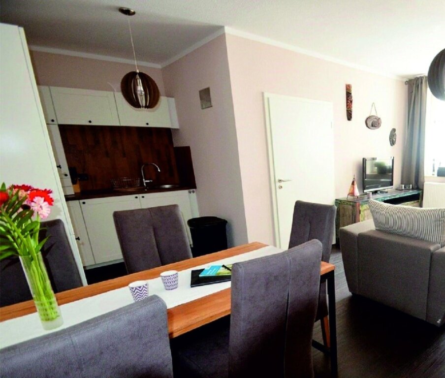 Семейные апартаменты с 2 комнатами City-Apartments Mühlhausen