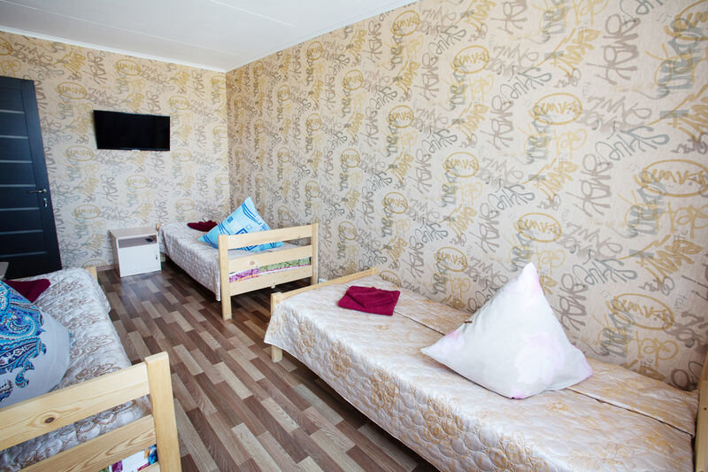 Cama en dormitorio compartido 2 dormitorios Apartments Vizit, str. Novyj gorod, building 13
