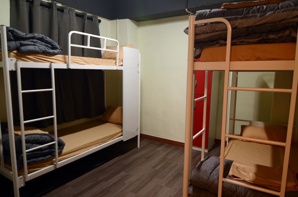 Bett im Wohnheim YaKorea Hostel Gangnam