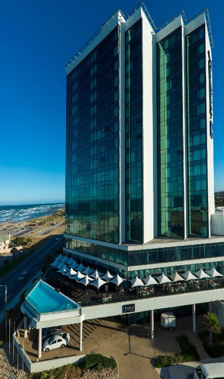 Letto in camerata con vista mare Radisson Blu Hotel, Port Elizabeth
