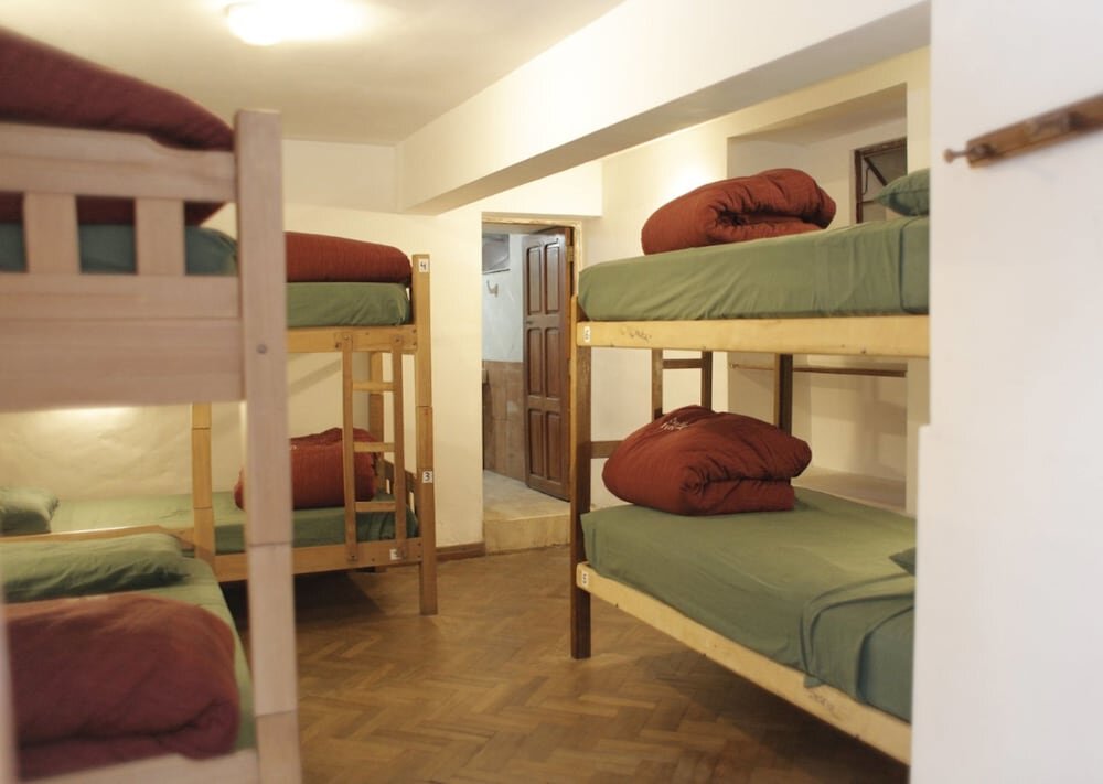 Кровать в общем номере Hostel Casa Blanca Potosi