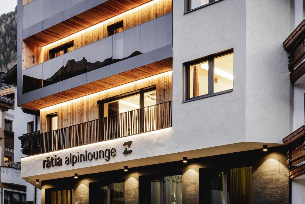 Одноместные апартаменты цокольный этаж Alpinlounge Rätia Appartements