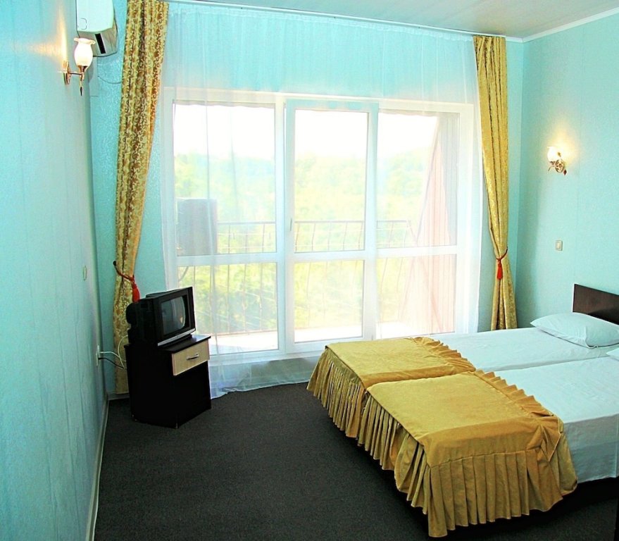 Standard Doppel Zimmer 1 Schlafzimmer mit Bergblick Nouvelle Hotel