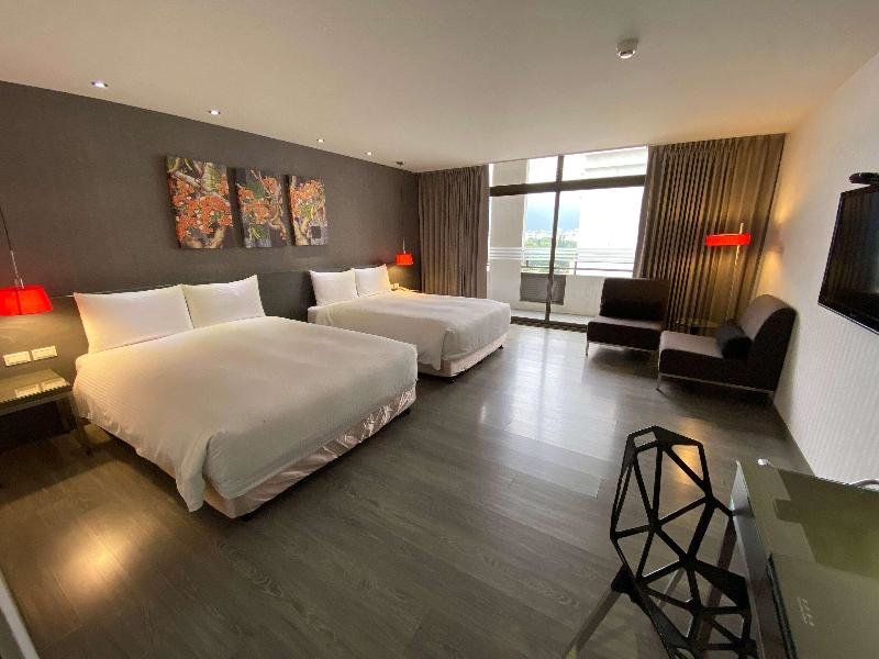 Deluxe Double Family room Ramada Encore By Wyndham Hualien