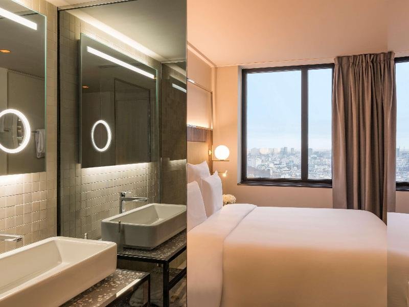 Двухместный номер Deluxe с красивым видом из окна Pullman Paris Montparnasse Hotel