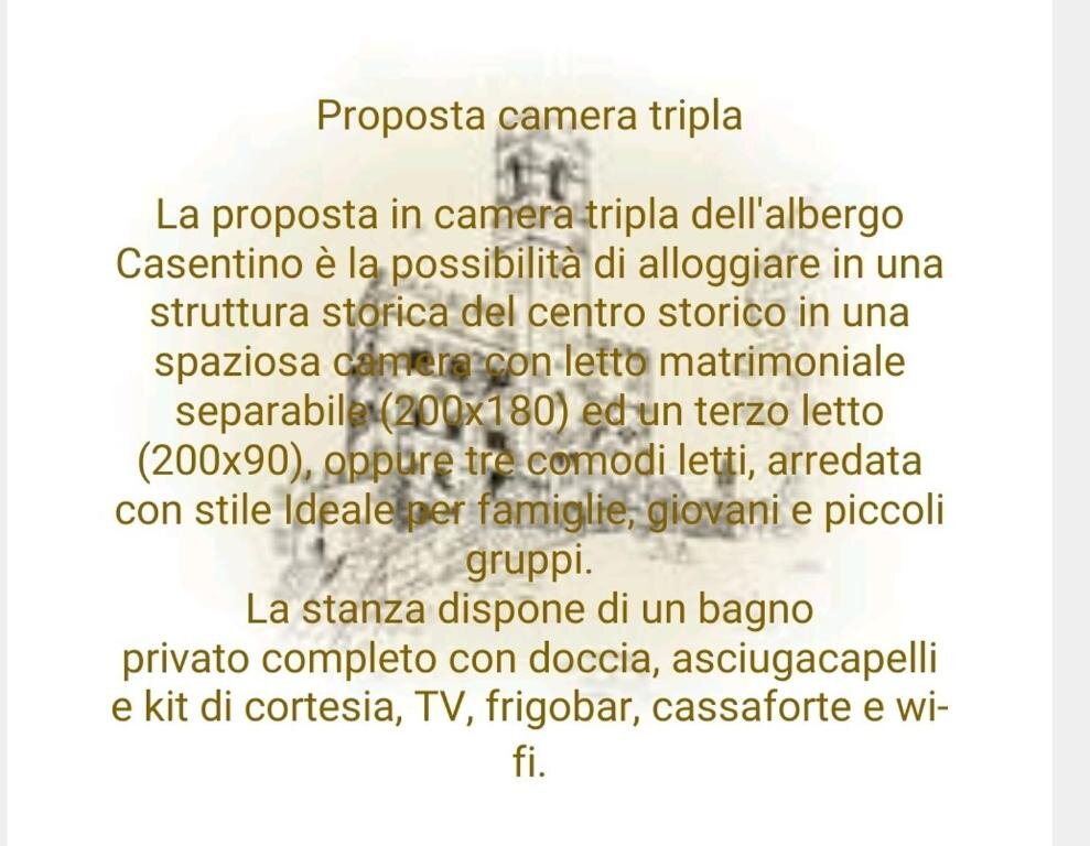Номер Standard Albergo Casentino