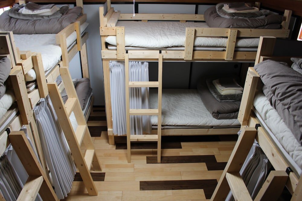 Кровать в общем номере Shiogama Guesthouse Minatomaru - Hostel