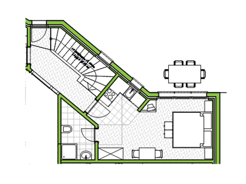 Студия цокольный этаж Appartements Zermatt Paradies