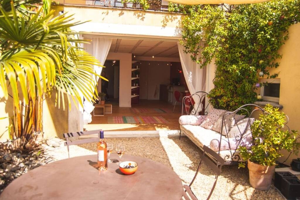 Апартаменты Ecrin de verdure avec accès piscine en plein Aix