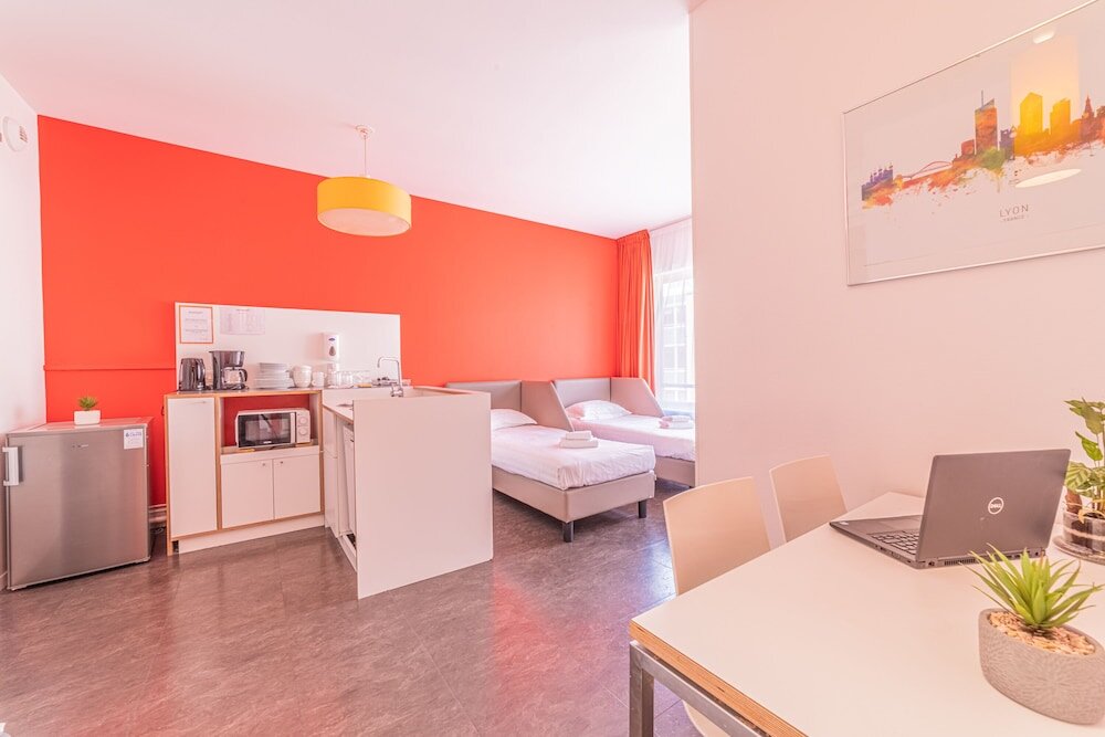 Апартаменты Superior с 2 комнатами Residence Montempo Lyon Cite Internationale