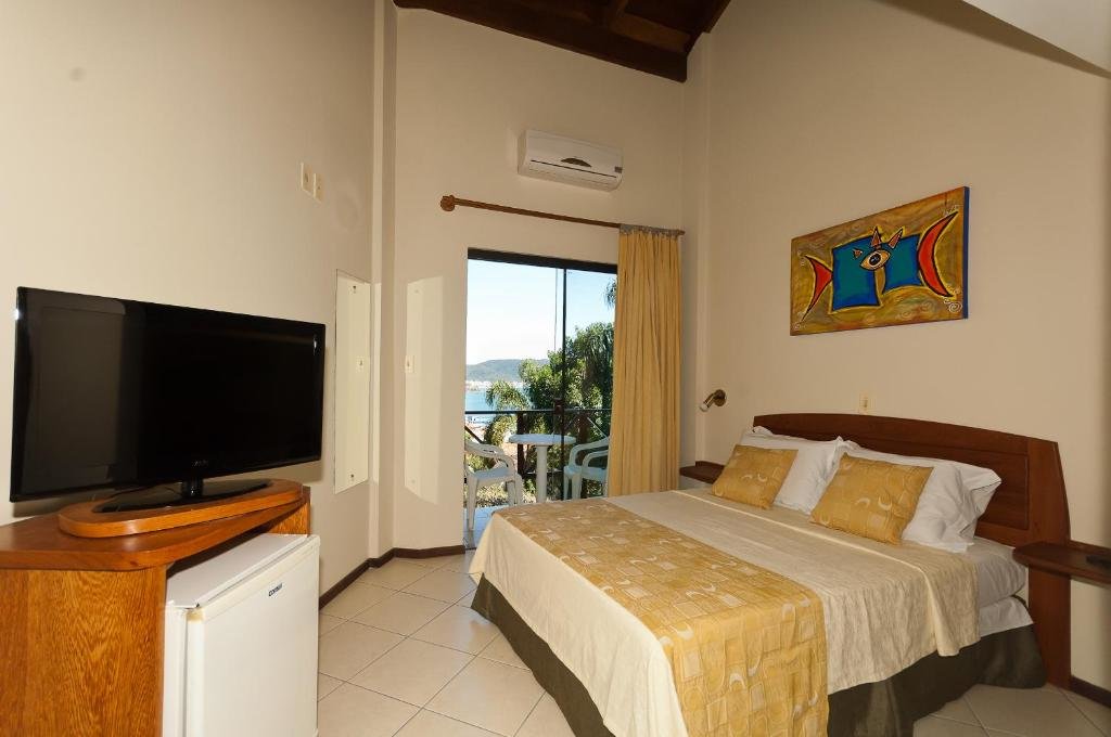 Standard Doppel Zimmer mit Balkon und mit Meerblick Pousada Aquarela de Bombinhas