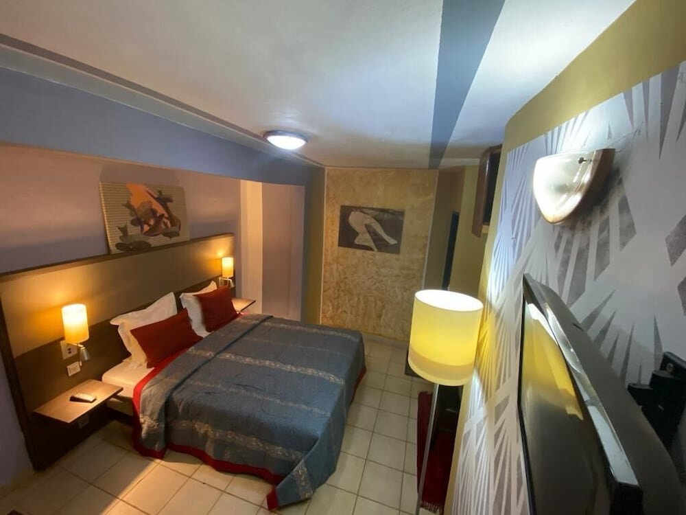 Comfort Double room with city view Complexe hotelier Marie Louise