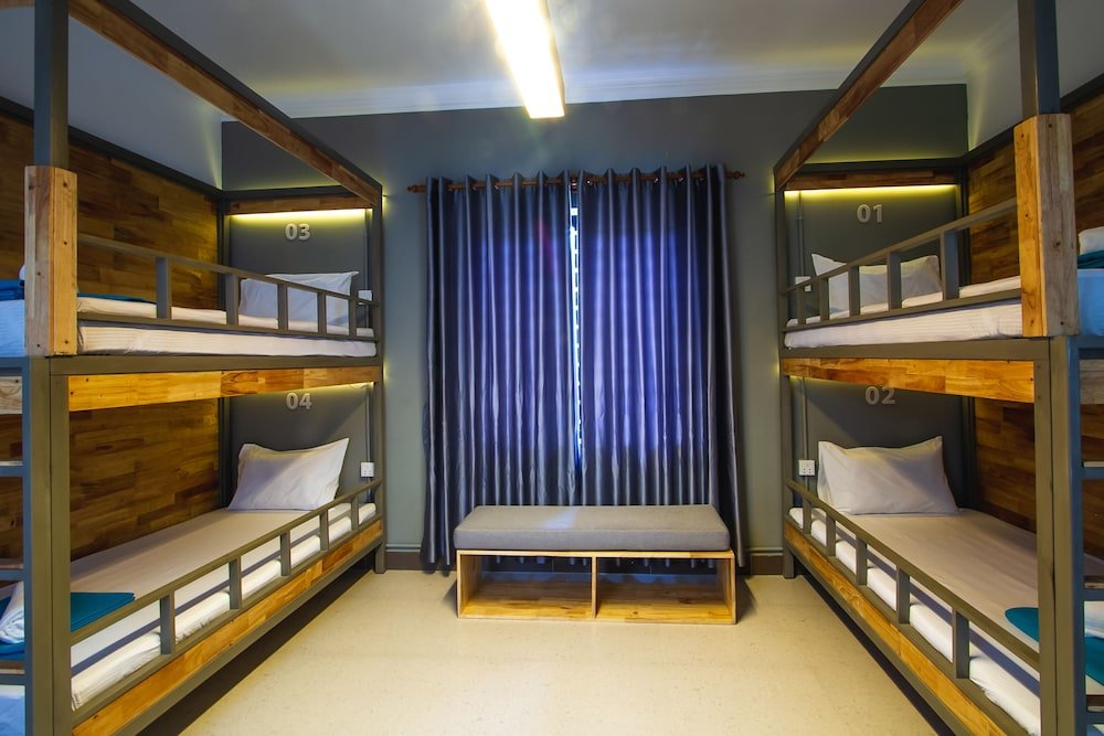 Кровать в общем номере Sleep Pod Hostel