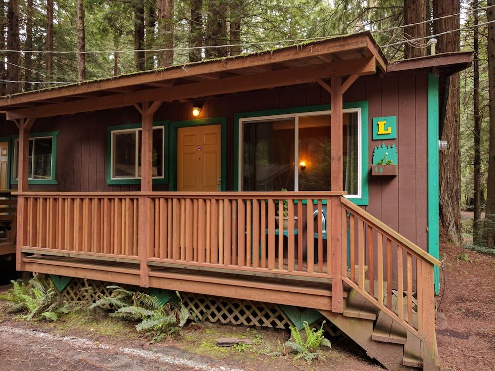 Standard Familie Zimmer 1 Schlafzimmer mit Balkon und mit Blick auf den Park Emerald Forest Cabins