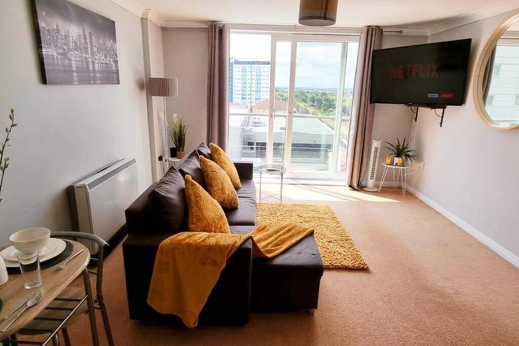 Apartamento ⭑ Staywelcome- Stylish Apartment Near Heathrow, Skyline Views ⭑