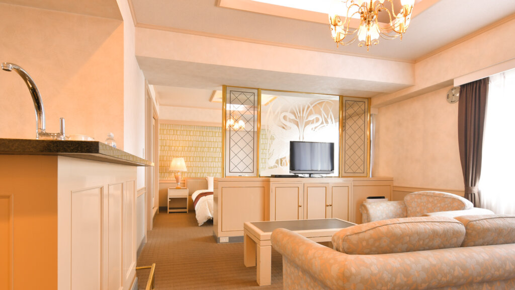 Двухместный люкс Kusatsu Now Resort Hotel