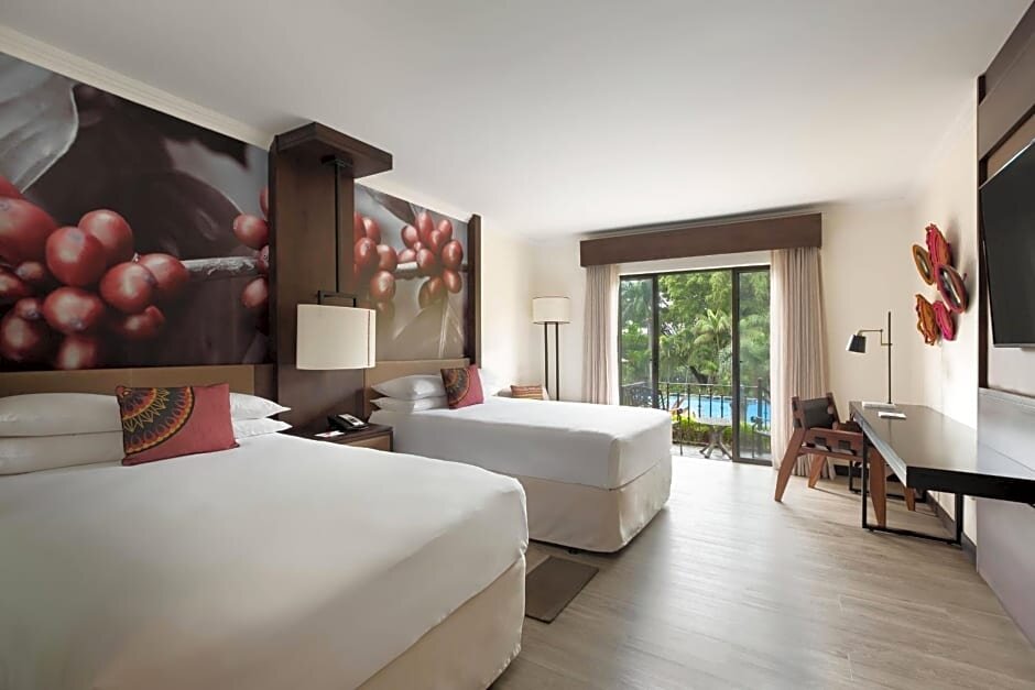 Четырёхместный номер Standard Цокольный этаж Costa Rica Marriott Hotel Hacienda Belen