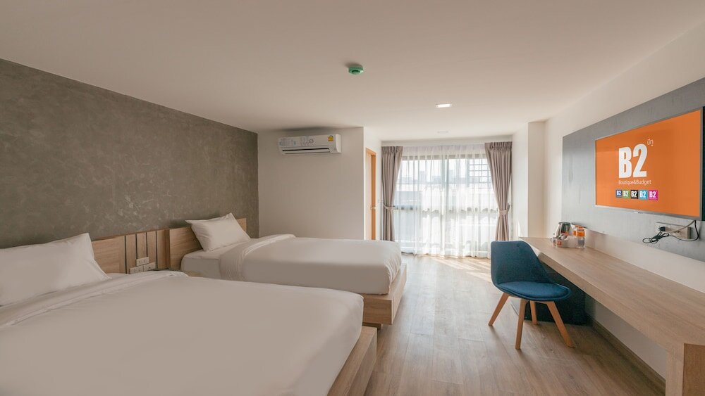 Supérieure chambre avec balcon B2 Huai Khwang Premier Hotel