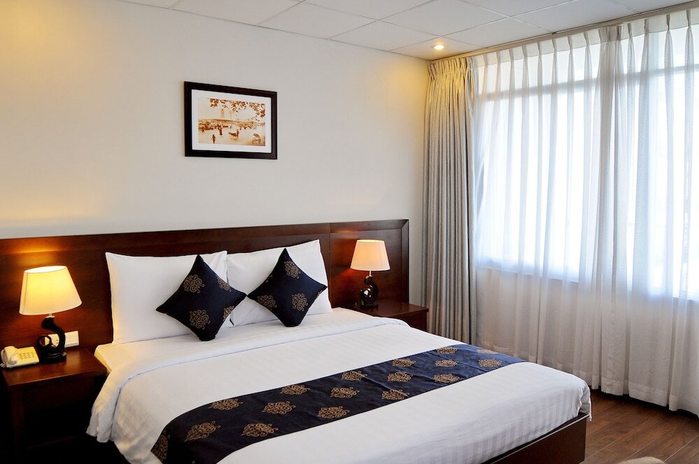 Habitación doble De lujo con balcón y con vista al mar Bella Begonia Nha Trang Hotel