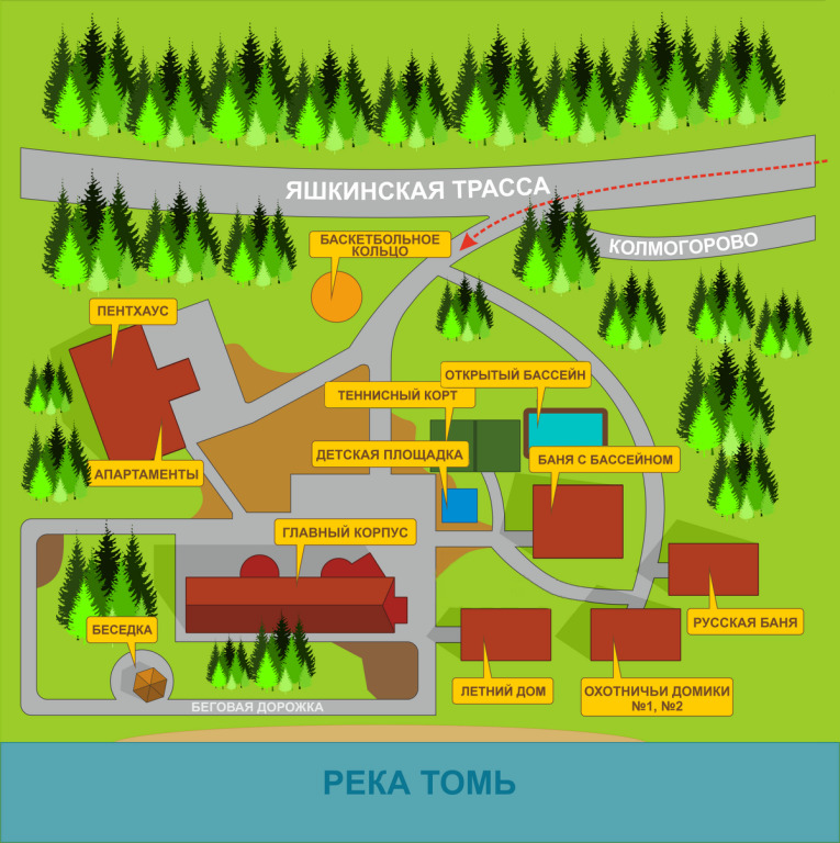 Карта парка митино ландшафтного