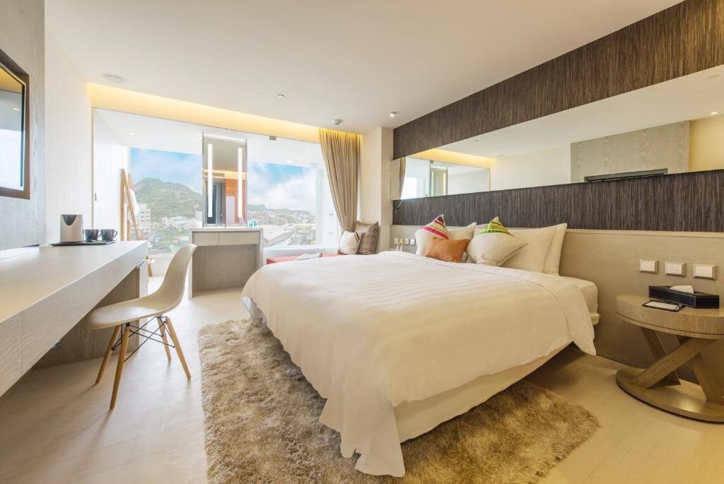 Habitación doble De lujo con vista al océano Inhouse Hotel Yehliu