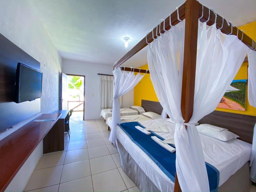 Двухместный номер Standard с видом на море Jangadeiro Praia Hotel Resort - Pé na Areia