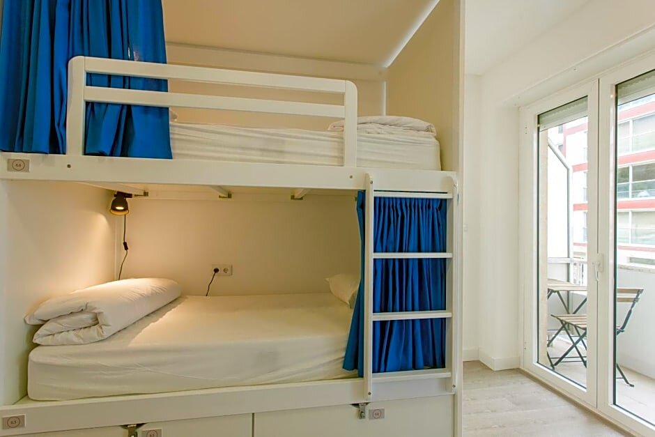 Кровать в общем номере (мужской номер) Be Lisbon Residence & Hostel Estefânia