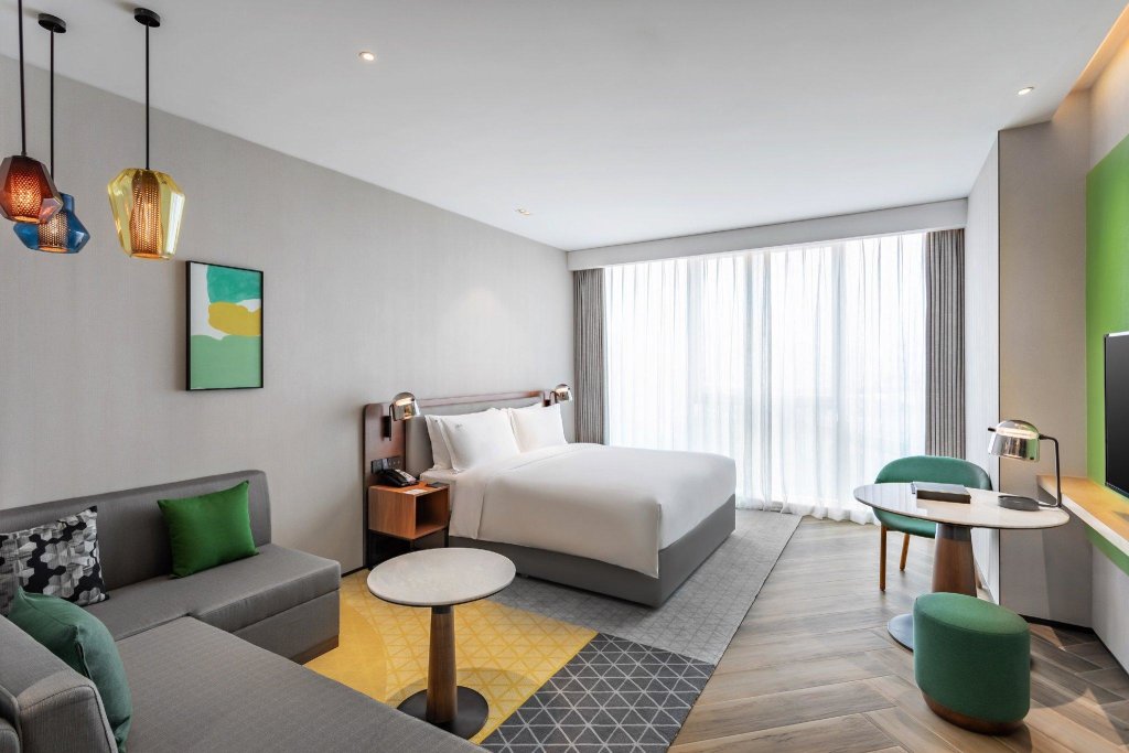 Двухместный семейный люкс c 1 комнатой Holiday Inn Xi’an Chanba