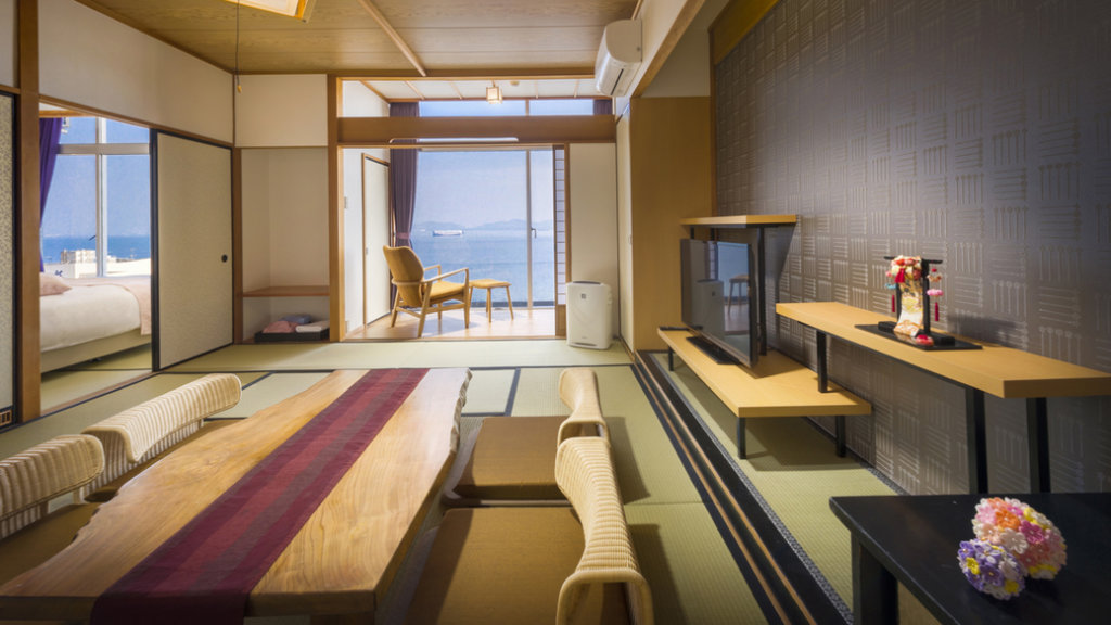 Кровать в общем номере (женский номер) c 1 комнатой с видом на океан Himeyado Hanakazashi - Caters to Women (отель для женщин)