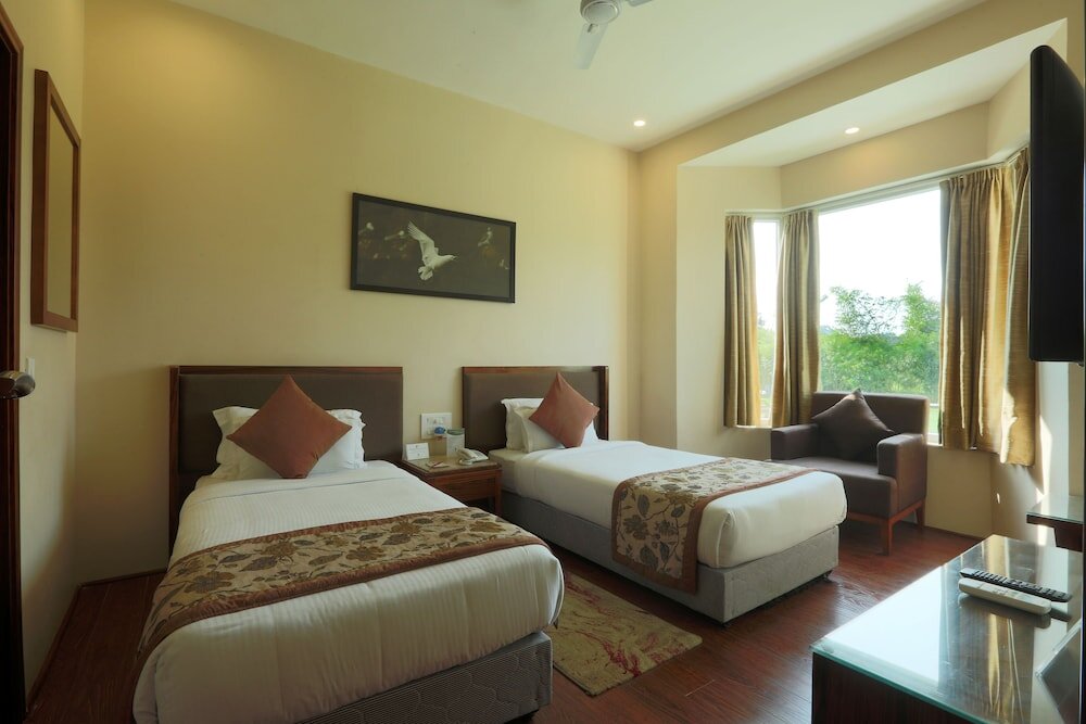 Luxus Doppel Zimmer mit Balkon und mit Gartenblick Resort De Coracao