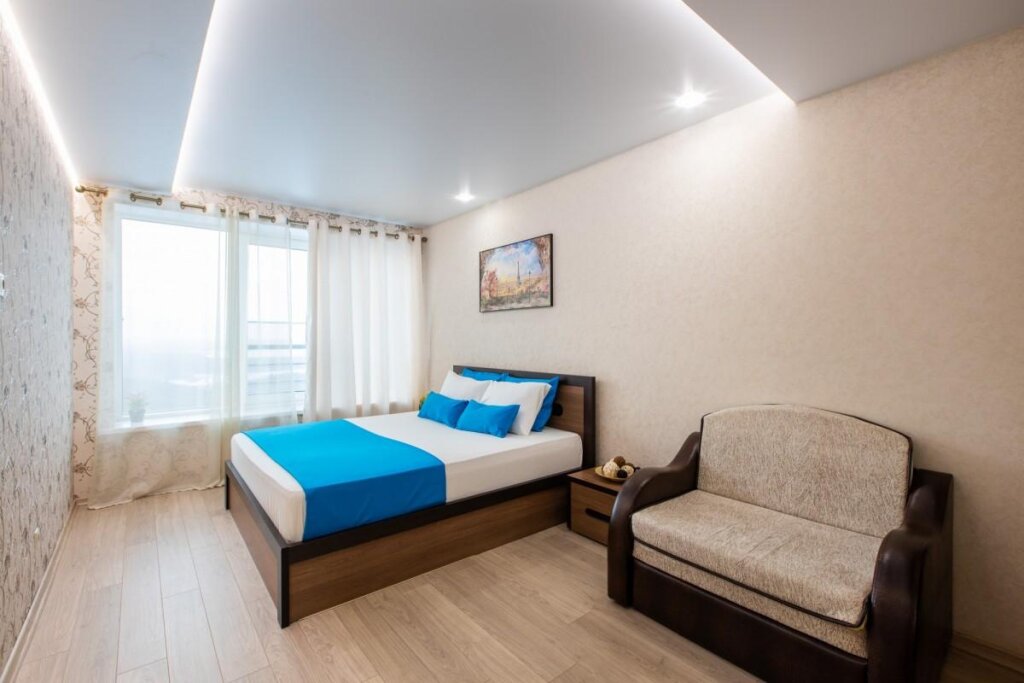 2 Bedrooms Standard Apartment with balcony Sutki Ufa on October Avenue 107B
