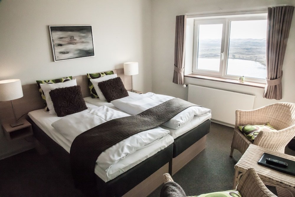 Komfort Zimmer mit Blick auf die Bucht Nymindegab Kro