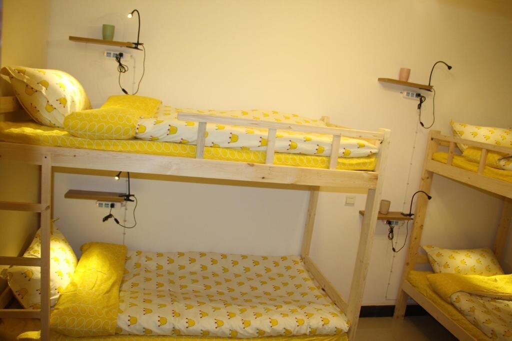 Кровать в общем номере (женский номер) Zhangjiajie Cloud Youth Hostel